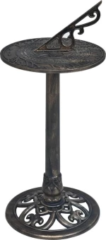 vidaXL Ηλιακό Ρολόι Μπρονζέ 35,5x82cm