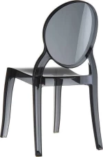 Καρέκλα Κουζίνας Elizabeth Black Transparent
