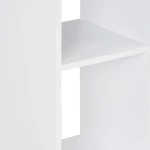 Τραπέζι Μπαρ Λευκό / Χρώμα Σκυροδέματος 60 x 60 x 110 εκ.