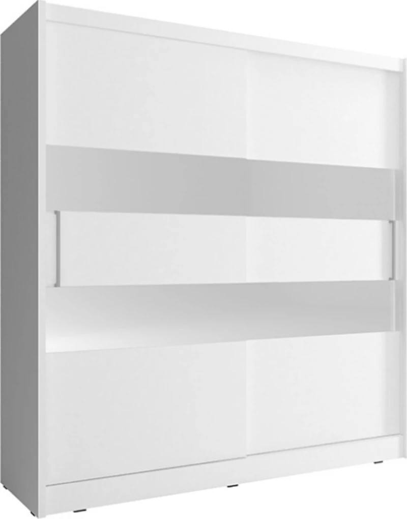 Ντουλάπα Συρόμενη με Καθρέφτη 180x62x200cm
