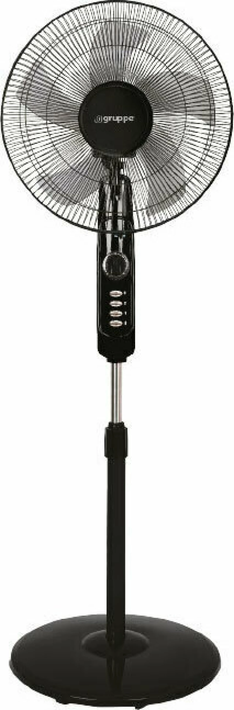 Gruppe FS-40-827 Ανεμιστήρας Ορθοστάτης 45W Διαμέτρου 40cm Black