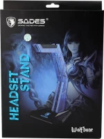 Sades Stand Wolfbone D1 Για Headset, Μπλε