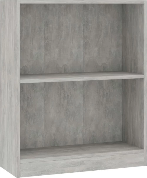 Βιβλιοθήκη Γκρι του Σκυροδέματος 60 x 24 x 74,5 εκ. Μοριοσανίδα