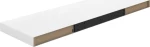 Ράφι Τοίχου S/4 Γυαλιστερό Λευκό 80x23.5x3.8cm