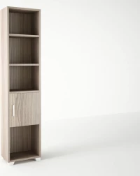 Βιβλιοθήκη 13 Σταχτί 40x30x180cm