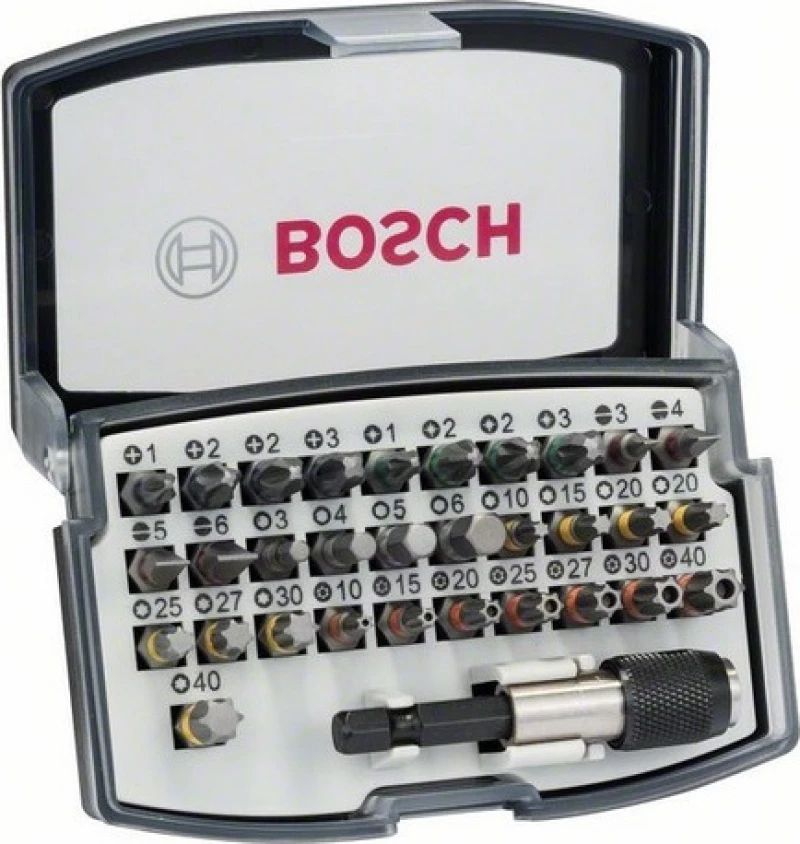 Bosch Σετ κατσαβιδόλαμων Rainbow 2607017319 32τμχ