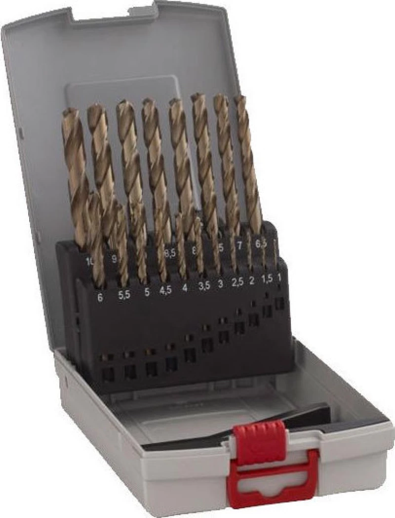 Bosch Σετ Pro Box τρυπάνια μετάλλου HSS-Co 1-10mm 2608587014 19τμχ