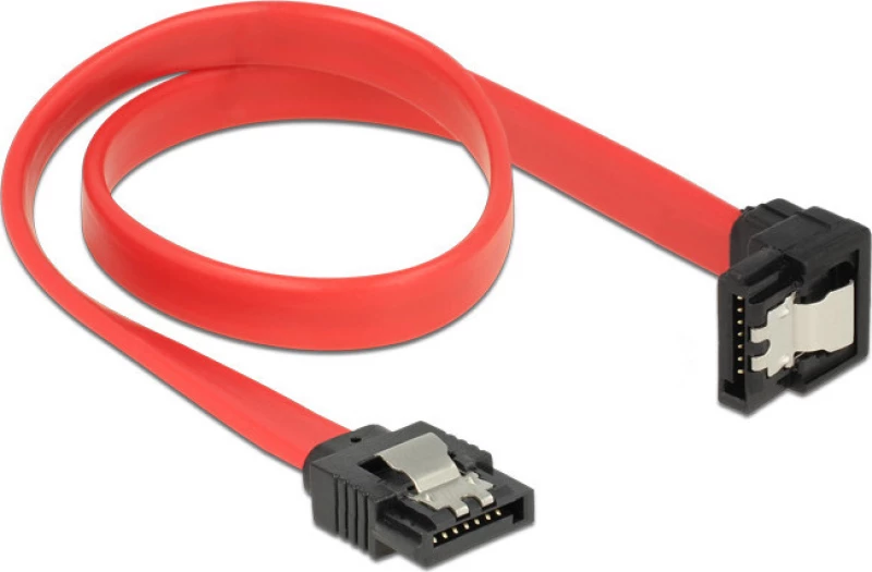 DeLock 7-Pin SATA III - 7-Pin SATA III Angle (90°) Cable 0.3m Κόκκινο (83978)