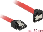 DeLock 7-Pin SATA III - 7-Pin SATA III Angle (90°) Cable 0.3m Κόκκινο (83978)
