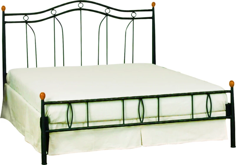 Ίνδαλμα Κρεβάτι Διπλό Μεταλλικό 150x200cm