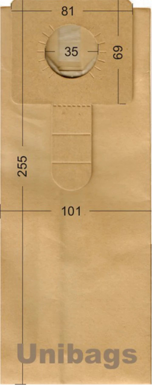Unibags 1320 Σακούλες Σκούπας 5τμχ