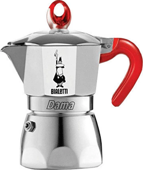 Bialetti Dama Μπρίκι Espresso 3cups Κόκκινο