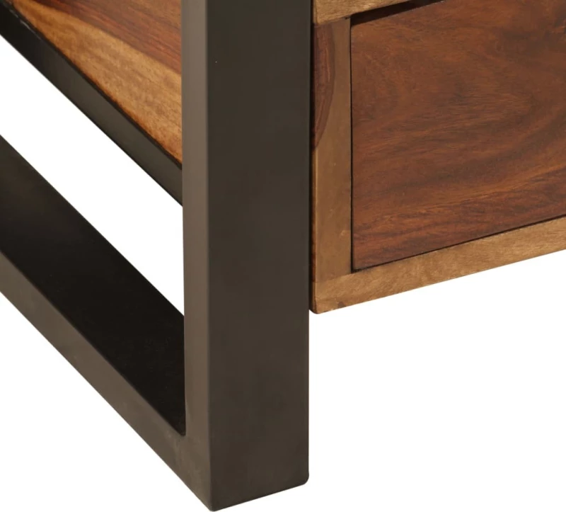 vidaXL Έπιπλο Τηλεόρασης 120 x 35 x 45 εκ. από Μασίφ Ξύλο Sheesham