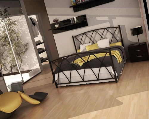 Ερμής Κρεβάτι Διπλό Μεταλλικό 150x190/200cm