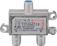 Goobay Sat-Tv Combiner 67054, 0.15 Mhz - 2400Mhz, 100Db