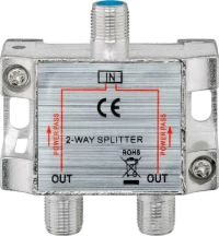 Powertech Sat-Splitter Cab-V032, 2-Way, 5-2400Mhz, 100Db