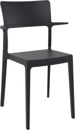 Καρέκλα Πολυπροπυλενίου Plus Black