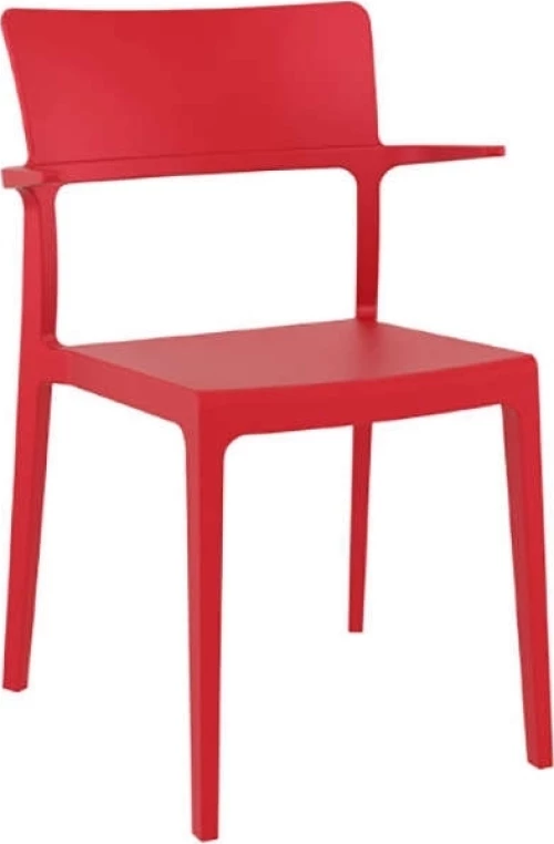 Καρέκλα Πολυπροπυλενίου Plus Red