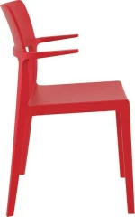 Καρέκλα Πολυπροπυλενίου Plus Red