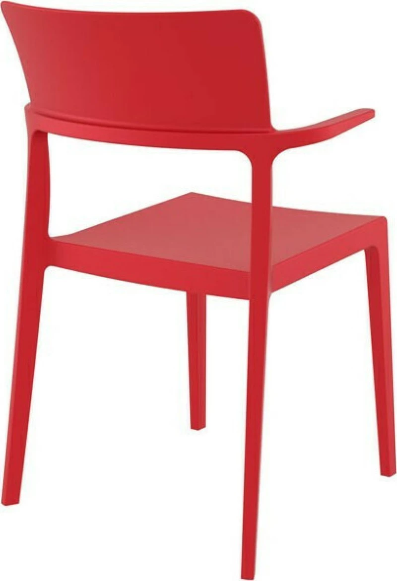 Καρέκλα Πολυπροπυλενίου Plus Red