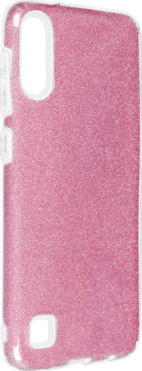 Forcell Shining Back Cover Σιλικόνης Ροζ (Galaxy A10)