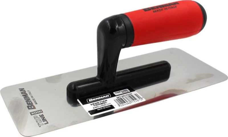 Benman Σπάτουλα Στρώσεως Inox Stucco Veneziano Extra Flex 100x240mm 75199