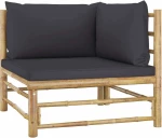 Γωνιακός Καναπές 313153 70x70x60cm Σκούρα Γκρι