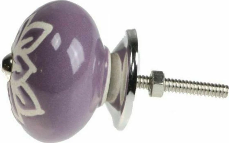 Synchronia Πόμολο Επίπλου από Κεραμικό Φ40mm NADK102VT