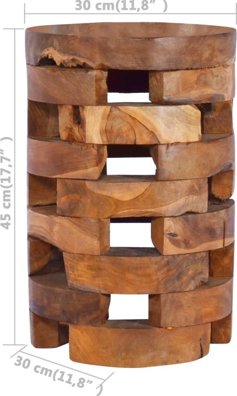 Κομοδίνο Teak 30x30x45cm