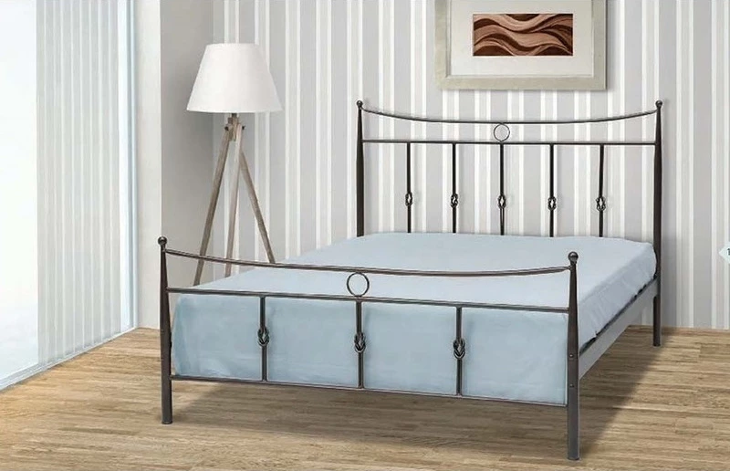 Κρόνος Κρεβάτι Μονό Μεταλλικό 90x190cm