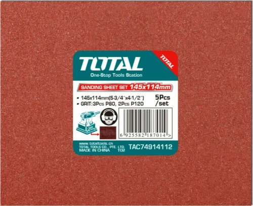 Total Σετ Γυαλόχαρτα για Tf2231106 TAC74914112 5τμχ