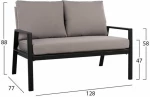 Διθέσιος Καναπές HM5561.02 128x77x88cm