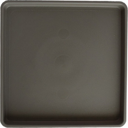 Πιάτο γλάστρας τετράγωνο Viomes 590 - Γκρι/Καφέ - Linea590gray