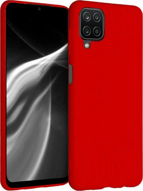 Θήκη σιλικόνης TPU Ultra Slim 0.3mm soft mat για Samsung Galaxy A12 - Κόκκινο