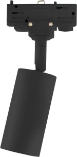 VK Lighting VK/03198TR/B Μονό Σποτ με Ντουί GU10 σε Μαύρο Χρώμα