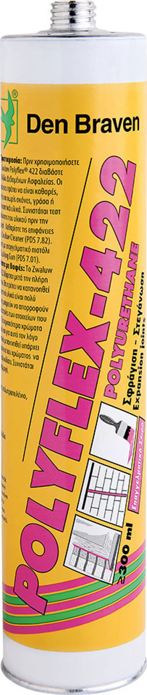 Den Braven Polyflex 422 Λευκή 300ml
