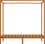 Κρεβάτι Μονό Ξύλινο με Ουρανό / Με Τάβλες 90x200cm
