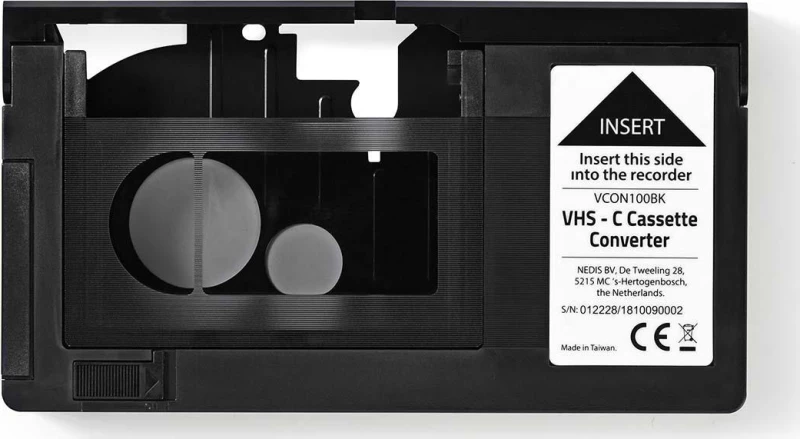 Nedis VHS-C to VHS VCON100BK