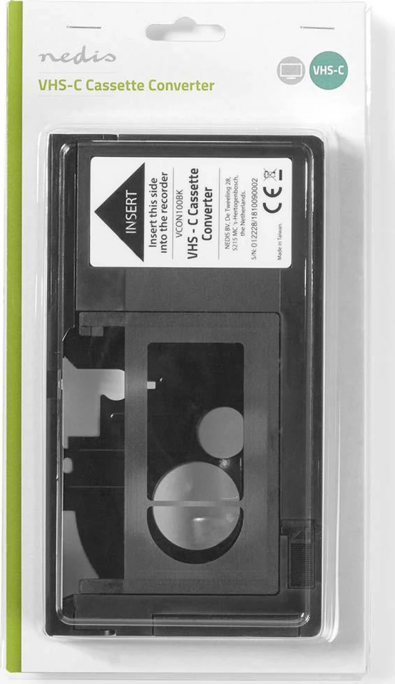 Nedis VHS-C to VHS VCON100BK