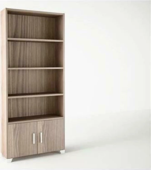Βιβλιοθήκη Ν12 183211 Σταχτί 75x30x180cm