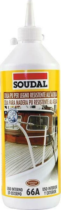 Soudal Πολυουρεθάνης Αδιάβροχη D4/A66 Ξυλόκολλα 0.750kg