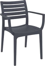 Artemis Dark Grey Πολυθρονα Πολ/Νιου 20.0333 Διάσταση 58Χ58Χ82Εκ.