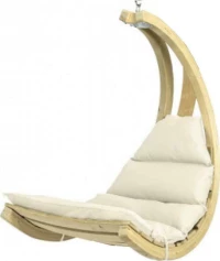 Κούνια Lounge Ξύλινη 73x117x116cm Creme