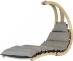 Κούνια Lounger Ξύλινη 75x114x157cm Anthracite