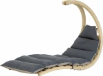 Κούνια Lounger Ξύλινη 75x114x157cm Anthracite