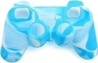 Silicone Case Blue/White Dualshock PS3