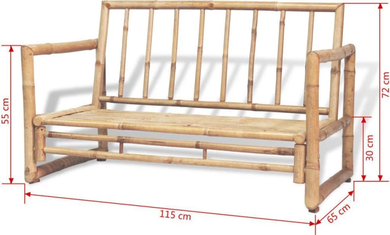 115x65x72cm Παγκάκι 43157 115x65x72cm