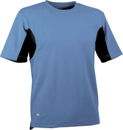 Μπλουζάκι CoolDRY Cofra Caribbean light blue/black