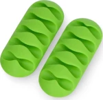 Blow Cable Organizer Πράσινο 2τμχ