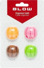Blow Cable Organizer Πολύχρωμο 4τμχ